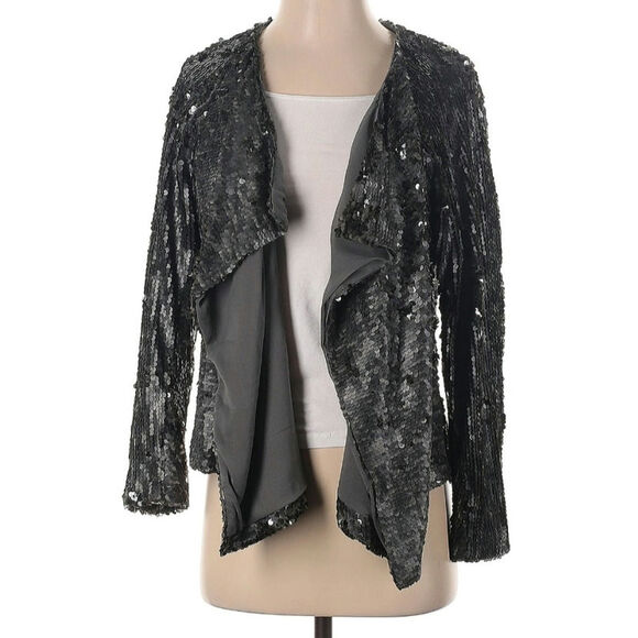Free People Luxury Drippy Sequin Jacket - Picture 2 of 14